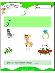 Z Sesi Çalışma Sayfaları